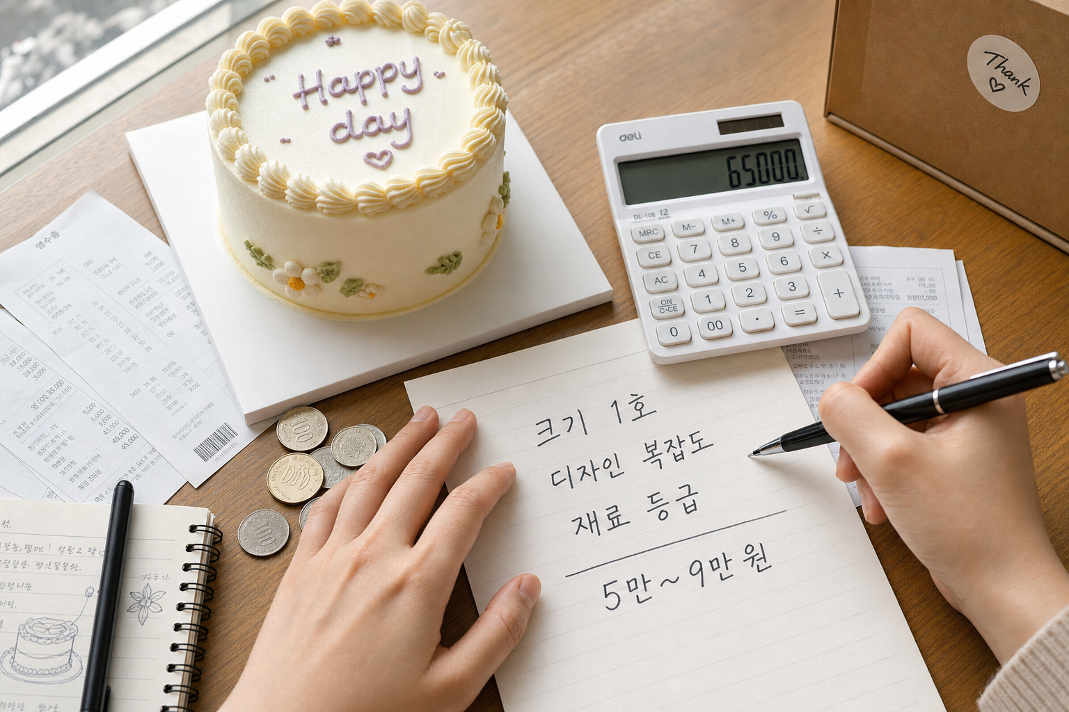 케이크 가격은 어떻게 결정되나요