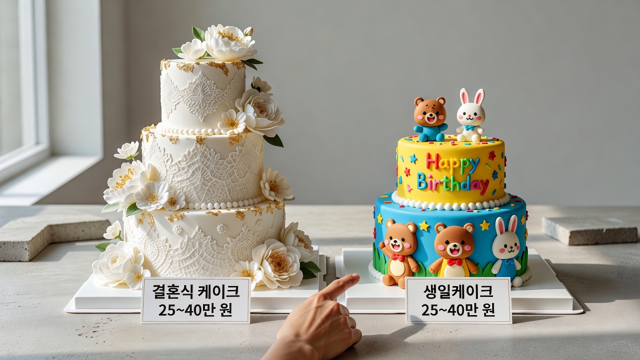 결혼식 케이크와 생일케이크 디자인 아이디어 추천