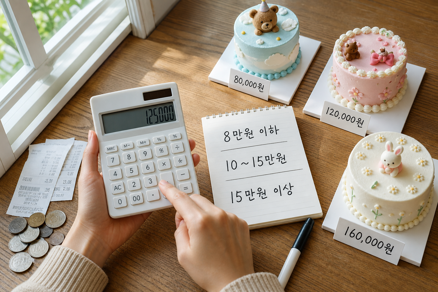 케이크 가격 예산별 선택 방법