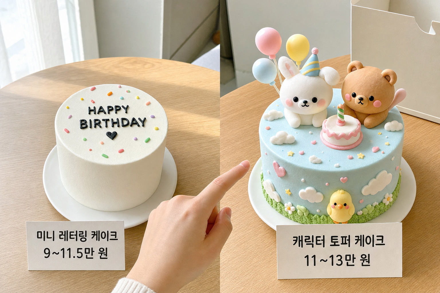 생일케이크 주문 시 10만 원대 추천 디자인